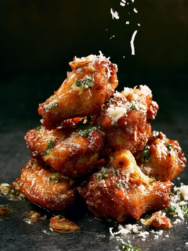 Garlic Parmesan wings